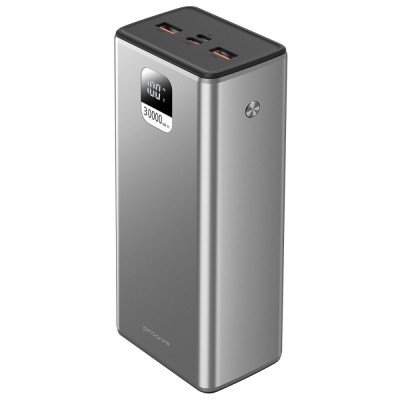Портативна батарея Proove 30000mAh 22,5W Guardian (PBG322210004) Metal Gray