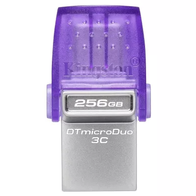 Флеш-пам'ять USB Kingston DT microDuo 3C 128GB USB-A+USB-C (DTDUO3CG3/128GB)