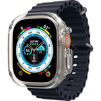 Чохол-накладка Spigen для Apple Watch Ultra (49mm), Ultra Hybrid, Crystal Clear