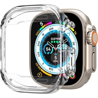 Чохол-накладка Spigen для Apple Watch Ultra (49mm), Ultra Hybrid, Crystal Clear