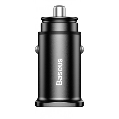 АЗП 2USB Baseus Square Metal QC 30W (CCALL-DS01) Black