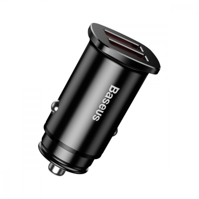 АЗП 2USB Baseus Square Metal QC 30W (CCALL-DS01) Black