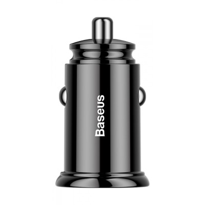 АЗП Baseus 1USB + Type-C Circular Plastic A PPS (5A) (CCALL-YS01) Black