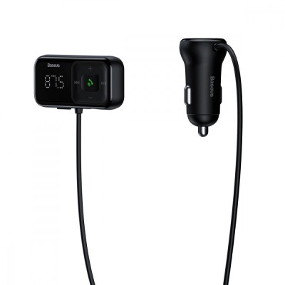 FM модулятор Baseus FM Launcher S-16 2USB (CCMT000201) black
