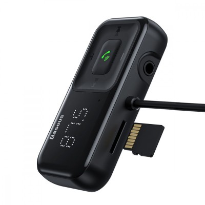 FM модулятор Baseus FM Launcher S-16 2USB (CCMT000201) black