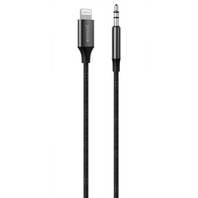 Кабель AUX Proove SoundTrack Lightning To 3.5mm (1m) (ACST00004801) Black