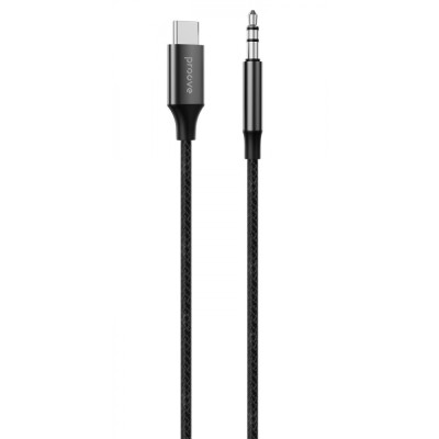 Кабель AUX Proove SoundTrack Type-C To 3.5mm (1m) (ACST00002801) Black