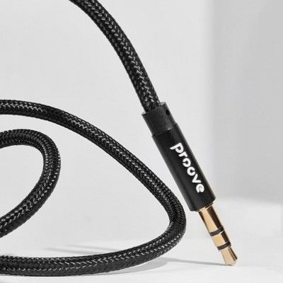 Кабель AUX Proove Weft (1m) (ACWF00005801) Black