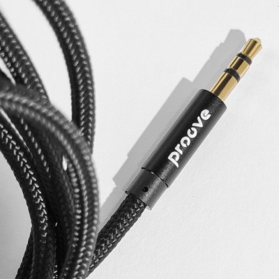 Кабель AUX Proove Weft (1m) (ACWF00005801) Black