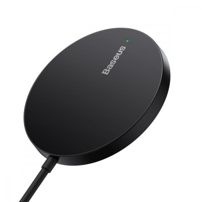 Бездротовий зарядний пристрій Baseus Simple Mini3 Magnetic Wireless Charger 15W (CCJJ040205) Purple