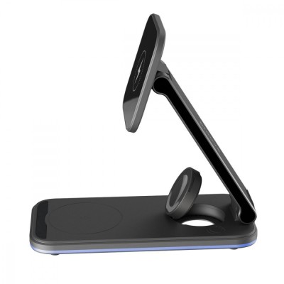 Бездротовий зарядний пристрій Proove Energy Fold 3 in 1 (WSEF15010001) Black