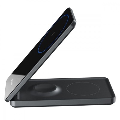 Бездротовий зарядний пристрій Proove Metal Edge 3 in 1 (WSME15010003) Black
