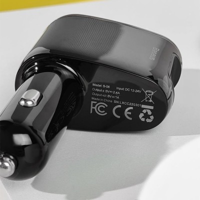 FM Modulator Baseus Bluetooth MP3 Player (CCHC000001) Black