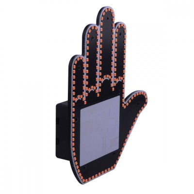 LED Hand на заднє скло автомобіля (without batteries) Black