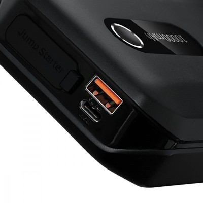 Автомобільний пускозарядний пристрій Baseus Super Energy Air Car Jump Starter 10000 mAh (CGNL020101) Black
