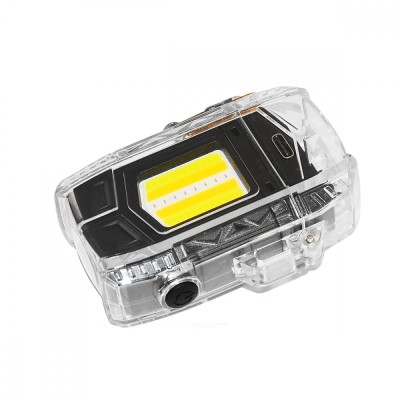 Акумуляторний LED ліхтарик D48-1 з запальничкою black (54064)