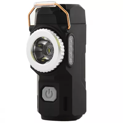 Акумуляторний LED ліхтарик D49 з запальничкою black (54065)