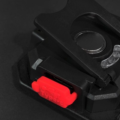 Акумуляторний LED ліхтарик W5130 з Type-C (7 режимів, карабін, магніт) (37481)