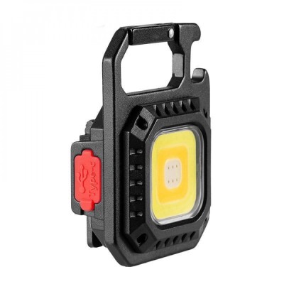 Акумуляторний LED ліхтарик W5130 з Type-C (7 режимів, карабін, магніт) (37481)