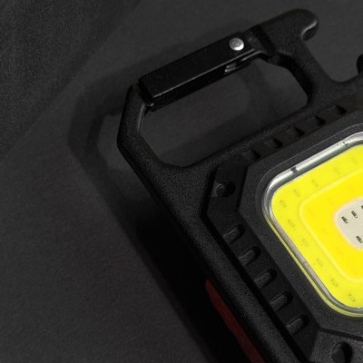 Акумуляторний LED ліхтарик W5130 з Type-C (7 режимів, карабін, магніт) (37481)