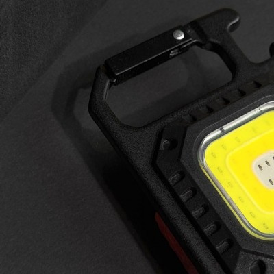 Акумуляторний LED ліхтарик W5138 з Type-C (7 режимів, карабін, викрутки) (37923)