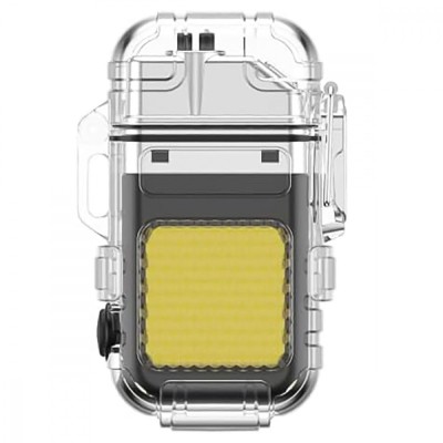 Акумуляторний LED ліхтарик ZC-209 з запальничкою (black)