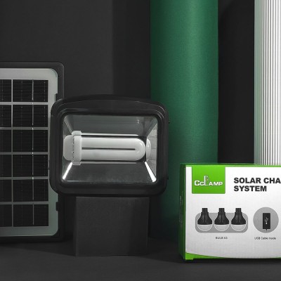 Багатофункціональний LED ліхтар Cclamp CL-01 із сонячною панеллю (38763)