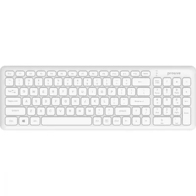 Бездротова клавіатура Proove Classic Code (Ukraine Layout) (KBCD00003002) white