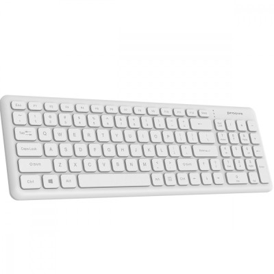 Бездротова клавіатура Proove Classic Code (Ukraine Layout) (KBCD00003002) white