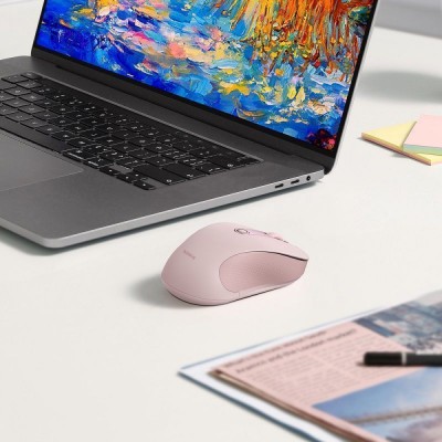 Бездротова Комп'ютерна Миша Baseus F02 Ergonomic Wireless Mouse (without Battery) (B01055505411-01) pink