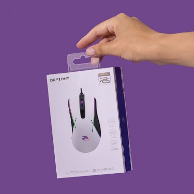 Дротова ігрова миша Proove Gaming Defiant (CMDE00000101) White