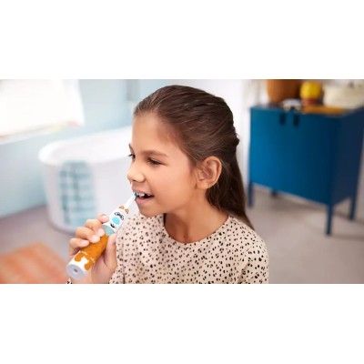 Щітка зубна електр. Philips, Philips Sonicare For Kids, для дітей, насадок-1, 2 комплекти наклейок, білий (HX3601/01)