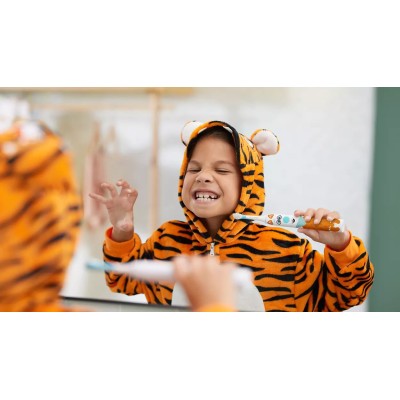 Щітка зубна електр. Philips, Philips Sonicare For Kids, для дітей, насадок-1, 2 комплекти наклейок, білий (HX3601/01)