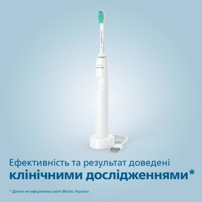Щітка зубна електр. Philips, Sonicare 2100 Series, 31т. колив/хв, насадок-1, білий (HX3651/13)