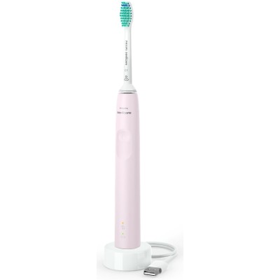 Щітка зубна електр. Philips, Sonicare 3100 series, 31т. колив/хв, насадок-1, рожевий (HX3671/11)