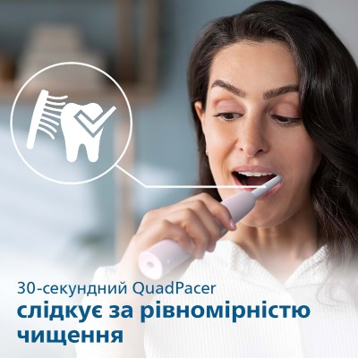 Щітка зубна електр. Philips, Sonicare 3100 series, 31т. колив/хв, насадок-1, рожевий (HX3671/11)