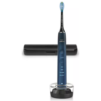 Щітка зубна електр. Philips, Sonicare DiamondClean 9000 Series, 62т. колив/хв, насадок-1, футляр, Bluetooth, чорний (HX9911/88)