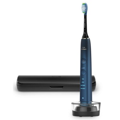 Щітка зубна електр. Philips, Sonicare DiamondClean 9000 Series, 62т. колив/хв, насадок-1, футляр, Bluetooth, чорний (HX9911/88)