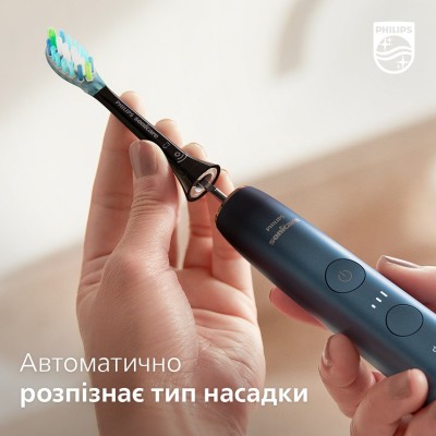 Щітка зубна електр. Philips, Sonicare DiamondClean 9000 Series, 62т. колив/хв, насадок-1, футляр, Bluetooth, чорний (HX9911/88)
