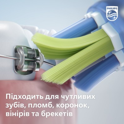 Щітка зубна електр. Philips, Sonicare DiamondClean 9000 Series, 62т. колив/хв, насадок-1, футляр, Bluetooth, чорний (HX9911/88)