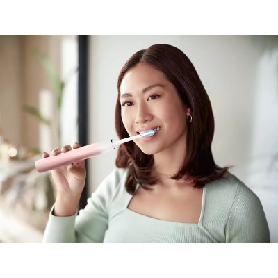 Щітка зубна електр. Philips, Sonicare DiamondClean Prestige 9900, 62т. колив/хв, насадок-1, SenseIQ, зарядний чохол, рожевий (HX