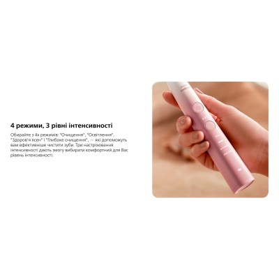 Щітка зубна електр. Philips, Sonicare DiamondClean Prestige 9900, 62т. колив/хв, насадок-1, SenseIQ, зарядний чохол, рожевий (HX