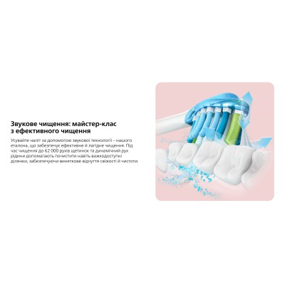 Щітка зубна електр. Philips, Sonicare DiamondClean Prestige 9900, 62т. колив/хв, насадок-1, SenseIQ, зарядний чохол, рожевий (HX