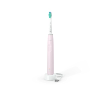 Щітка зубна електр. Philips, Sonicare Gemini 3100, 31т. колив/хв, насадок-1, футляр, рожевий (HX3673/11)