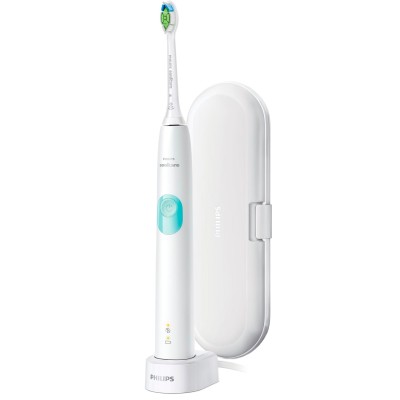 Щітка зубна електр. Philips, Sonicare ProtectiveClean 4300, 62т. колив/хв, насадок-1, футляр, білий (HX6807/28)