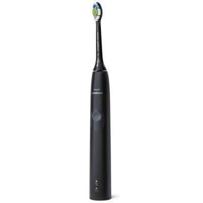 Щітка зубна електр. Philips, Sonicare ProtectiveClean 4300, 62т. колив/хв, насадок-1, чорний (HX6800/44)