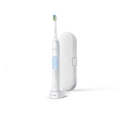 Щітка зубна електр. Philips, Sonicare ProtectiveClean 4500, 62т. колив/хв, насадок-1, футляр, білий (HX6839/28)