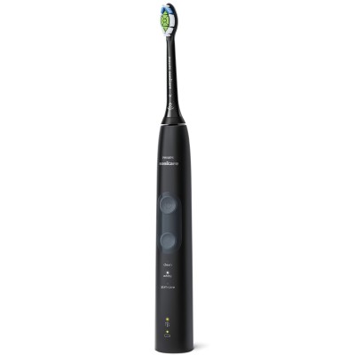 Щітка зубна електр. Philips, Sonicare ProtectiveClean 5100, 62т. колив/хв, насадок-1, футляр, чорний (HX6850/47)