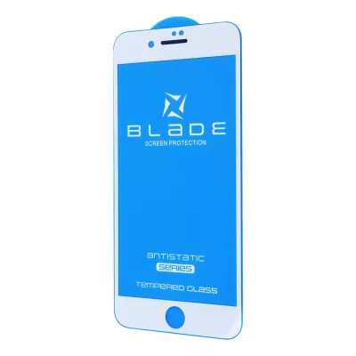 Захисне скло iPhone 7 Plus / 8 Plus BLADE ANTISTATIC Series Full Glue white