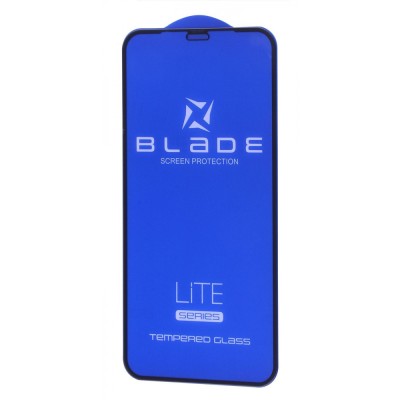 Захисне скло IPhone XR/11 BLADE LITE Series Full Glue без упаковки black
